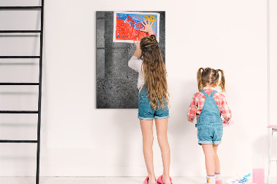 Pizarra magnética de pared con rotulador Tablero magnético para fotos y notas.