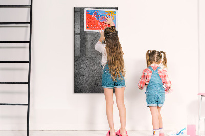 Pizarra magnética de pared con rotulador Tablero magnético para fotos y notas.