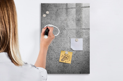 Pizarra magnética de pared con rotulador Tablero magnético para fotos y notas.