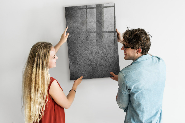 Pizarra magnética de pared con rotulador Tablero magnético para fotos y notas.