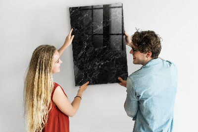 Pizarra borrable de cristal con imanes Tablero moderno para notas y fotos