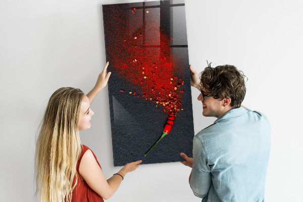 Pizarra magnética de pared con rotulador Un lugar creativo para recuerdos y fotos.