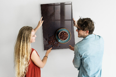 Pizarra magnética de pared con rotulador Un lugar acogedor para recuerdos y notas.
