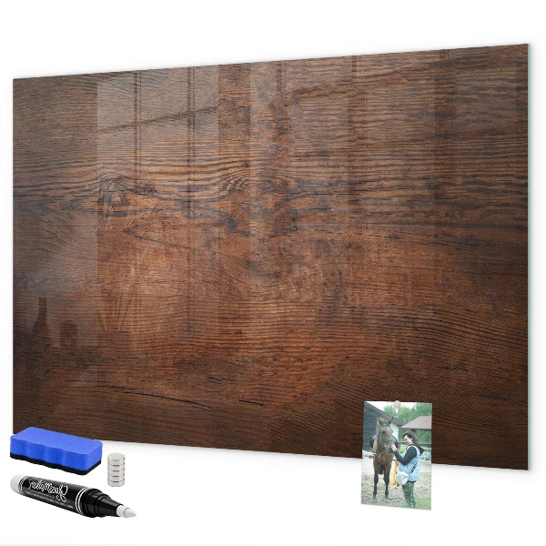 Pizarra magnética de pared con rotulador Un espacio acogedor para exhibir tus recuerdos.