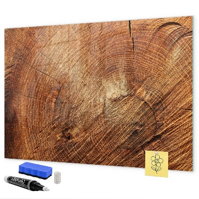 Pizarra magnética de pared con rotulador Tablero de notas de estilo rústico