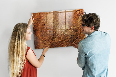 Pizarra magnética de pared con rotulador Tablero de notas de estilo rústico