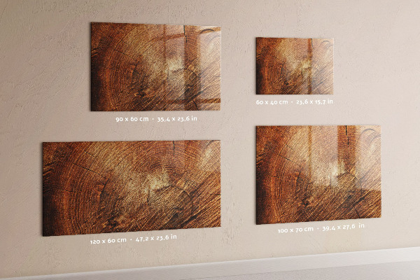Pizarra magnética de pared con rotulador Tablero de notas de estilo rústico