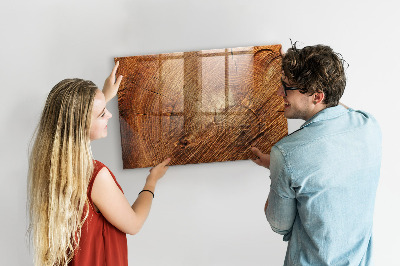 Pizarra magnética de pared con rotulador Tablero de notas de estilo rústico