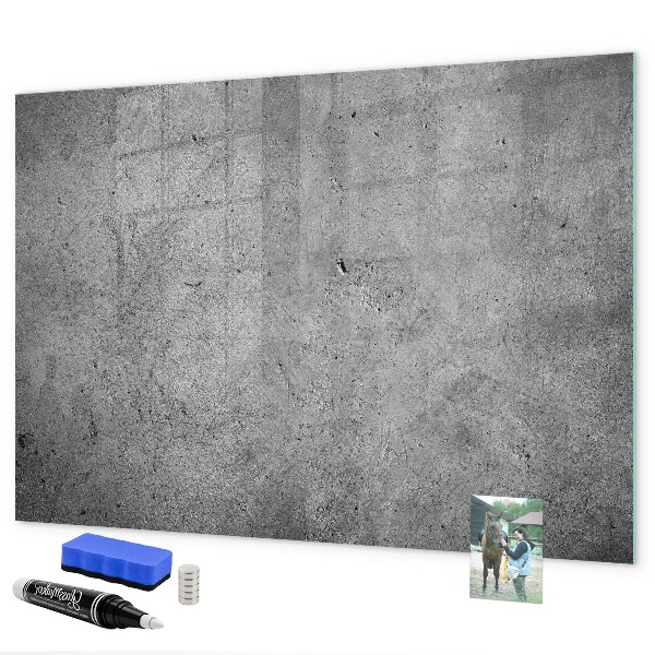 Pizarra magnética de pared con rotulador Tablero de notas con imanes y fotos