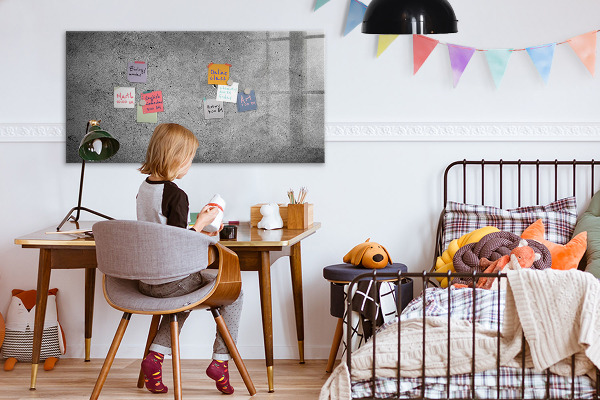Pizarra magnética de pared con rotulador Tablero de notas con imanes y fotos