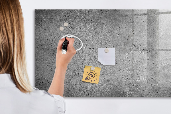 Pizarra magnética de pared con rotulador Tablero de notas con imanes y fotos