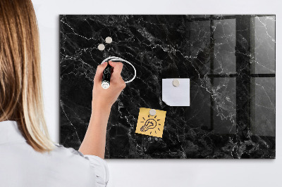 Pizarra borrable de cristal con imanes Tablero moderno para notas y fotos