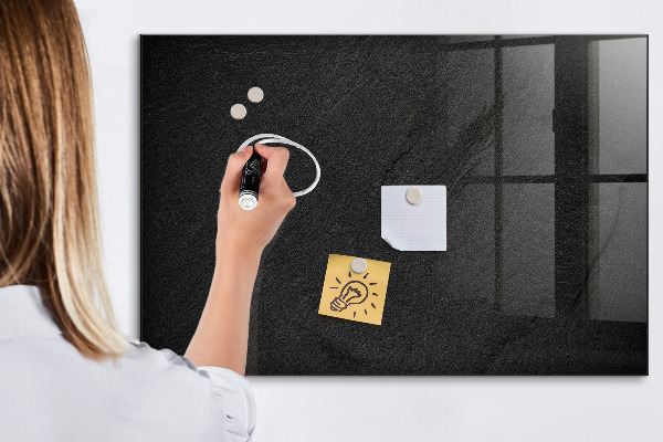 Pizarra magnética de pared con rotulador Tablero de notas y fotos