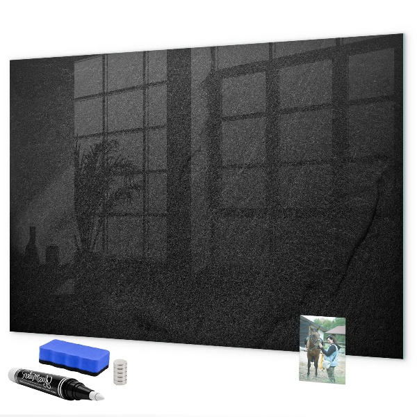 Pizarra magnética de pared con rotulador Tablero de notas y fotos