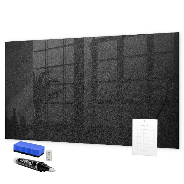 Pizarra magnética de pared con rotulador Tablero de notas y fotos