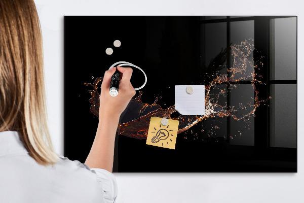 Pizarra magnética de pared con rotulador Tablero de exhibición de fotos creativo