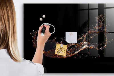 Pizarra magnética de pared con rotulador Tablero de exhibición de fotos creativo