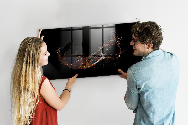 Pizarra magnética de pared con rotulador Tablero de exhibición de fotos creativo