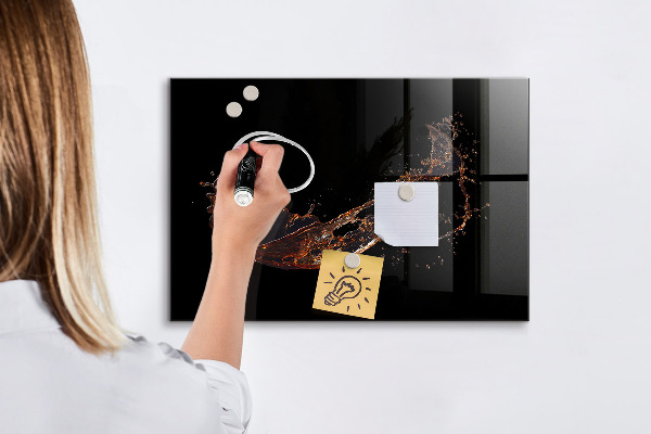 Pizarra magnética de pared con rotulador Tablero de exhibición de fotos creativo