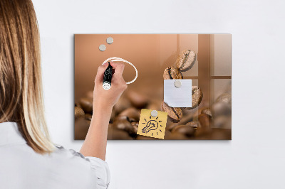 Pizarra borrable de cristal con imanes Un espacio creativo para notas y fotos