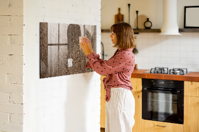 Pizarra magnética de pared con rotulador Tablero de notas y fotos