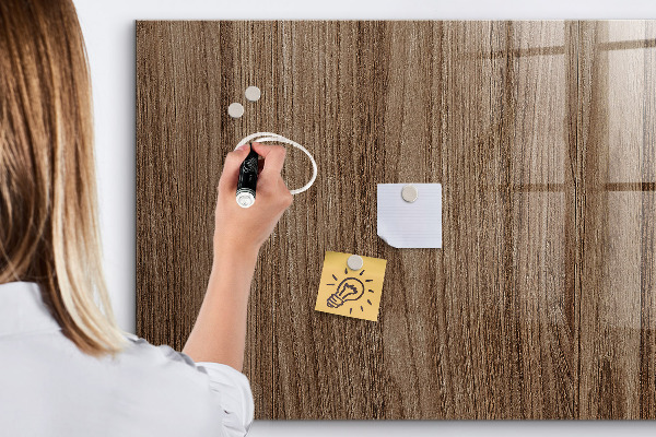 Pizarra magnética de pared con rotulador Tablero de notas y fotos