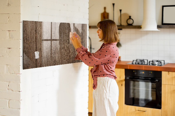 Pizarra magnética de pared con rotulador Tablero de notas y fotos