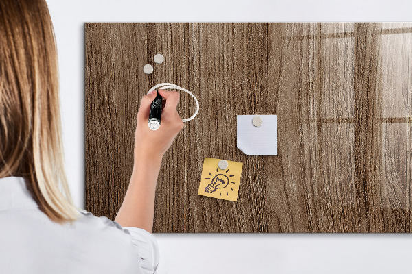 Pizarra magnética de pared con rotulador Tablero de notas y fotos
