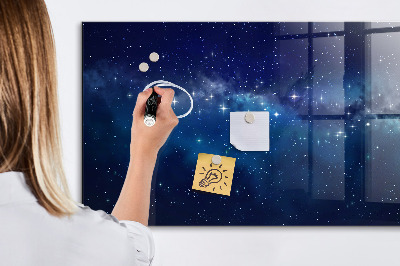Pizarra magnética de pared con rotulador Tablero magnético para fotos y notas.