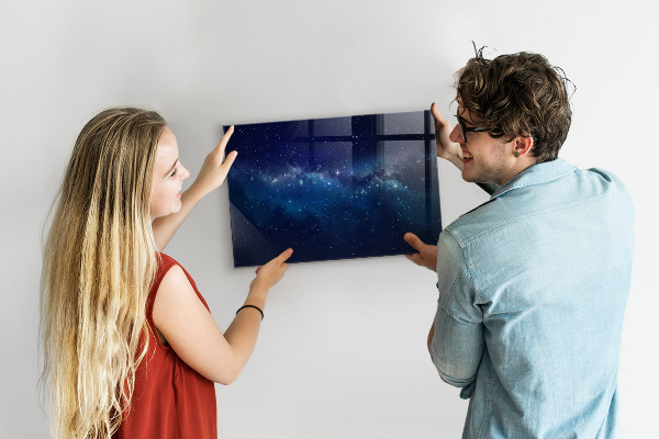Pizarra magnética de pared con rotulador Tablero magnético para fotos y notas.