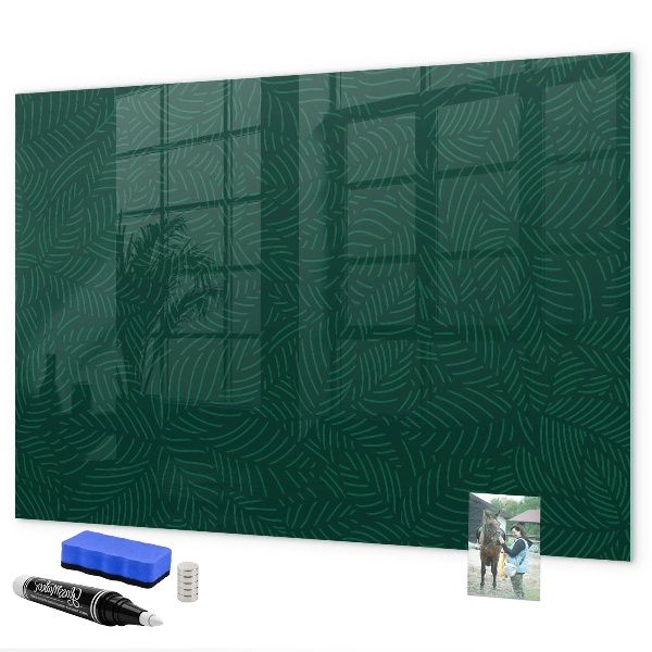 Pizarra magnética de pared con rotulador Tablero de notas y fotos