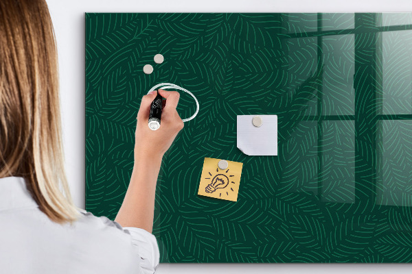 Pizarra magnética de pared con rotulador Tablero de notas y fotos