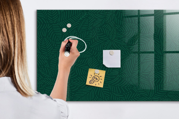 Pizarra magnética de pared con rotulador Tablero de notas y fotos