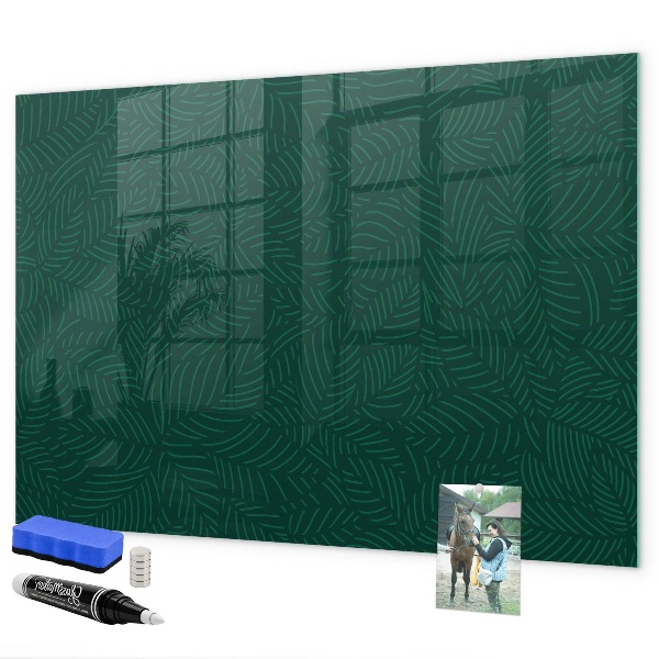 Pizarra magnética de pared con rotulador Tablero de notas y fotos