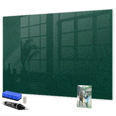 Pizarra magnética de pared con rotulador Tablero de notas y fotos
