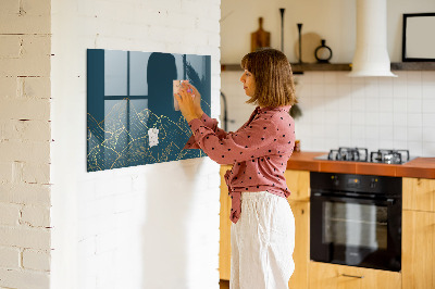 Pizarra magnética de pared con rotulador Tablero moderno para notas y fotos