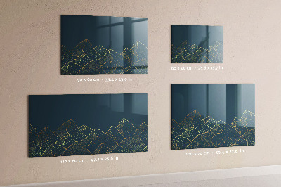 Pizarra magnética de pared con rotulador Tablero moderno para notas y fotos