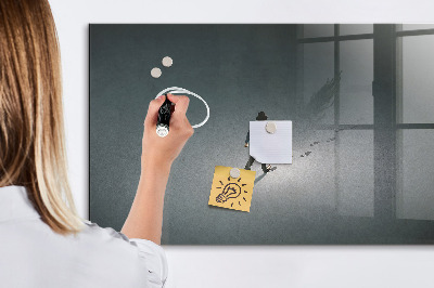 Pizarra magnética de pared con rotulador Tablero magnético para fotos y notas.