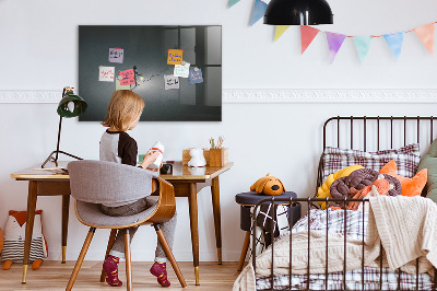 Pizarra magnética de pared con rotulador Tablero magnético para fotos y notas.