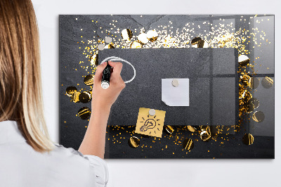 Pizarra magnética de pared con rotulador Tablero de exhibición de fotos creativo