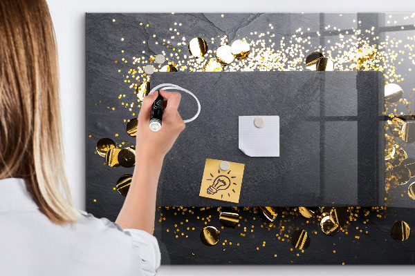 Pizarra magnética de pared con rotulador Tablero de exhibición de fotos creativo