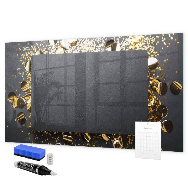 Pizarra magnética de pared con rotulador Tablero de exhibición de fotos creativo