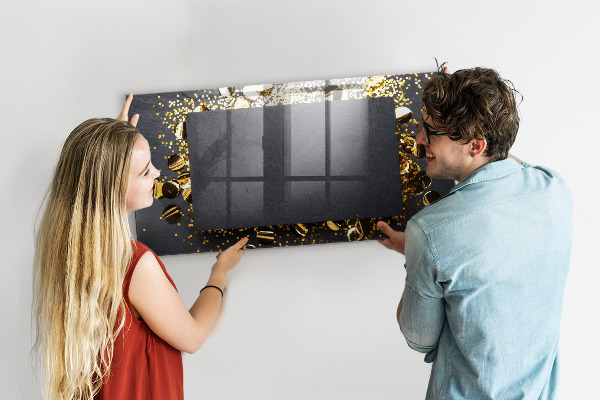 Pizarra magnética de pared con rotulador Tablero de exhibición de fotos creativo