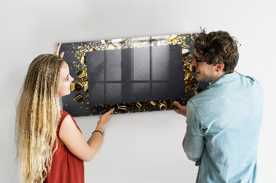 Pizarra magnética de pared con rotulador Tablero de exhibición de fotos creativo