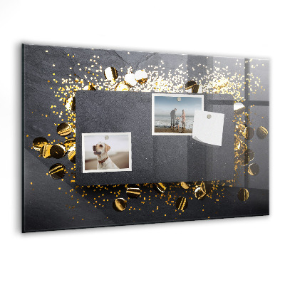 Pizarra magnética de pared con rotulador Tablero de exhibición de fotos creativo