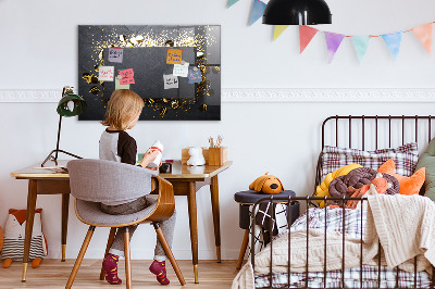 Pizarra magnética de pared con rotulador Tablero de exhibición de fotos creativo