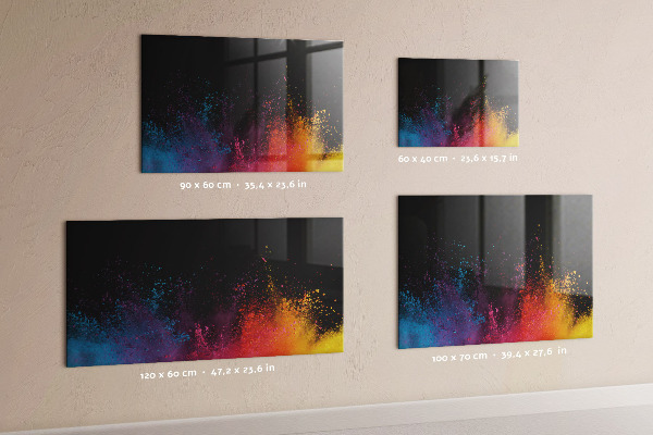 Pizarra magnética de pared con rotulador Póster colorido para notas y fotos
