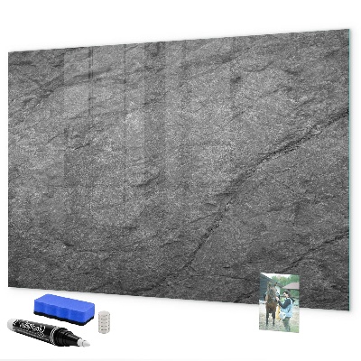 Pizarra magnética de pared con rotulador Tablero magnético para fotos y notas.