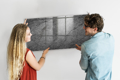 Pizarra magnética de pared con rotulador Tablero magnético para fotos y notas.
