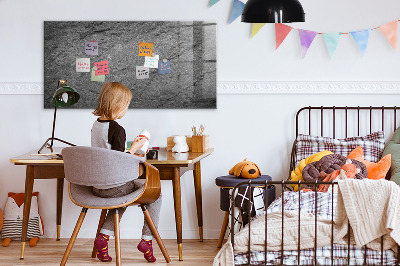Pizarra magnética de pared con rotulador Tablero magnético para fotos y notas.